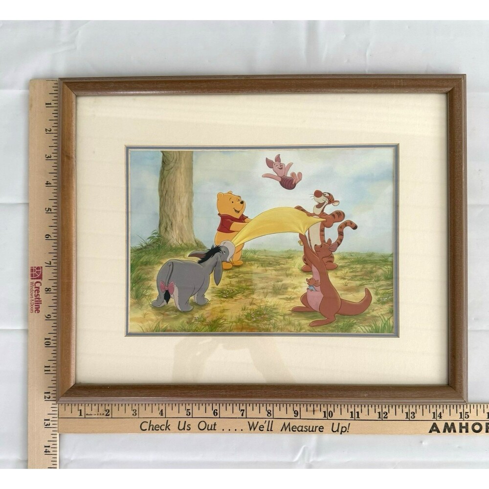 Walt Disney Winnie the Pooh and Friends 15" x12" Framed and Double Matted Print - Picture 3 of 6